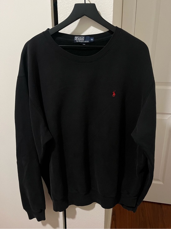 Polo Ralph Lauren Other - Polo Ralph Lauren Men’s Y2K Black Crewneck Sweatshirt with Red Pony Logo